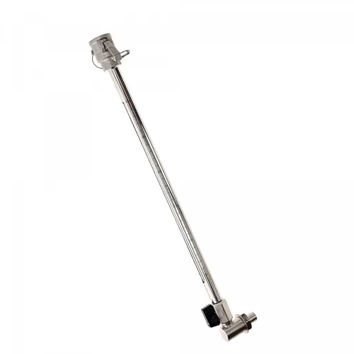 Reinforced transparent circulation pipe with litre graduation and SST valve