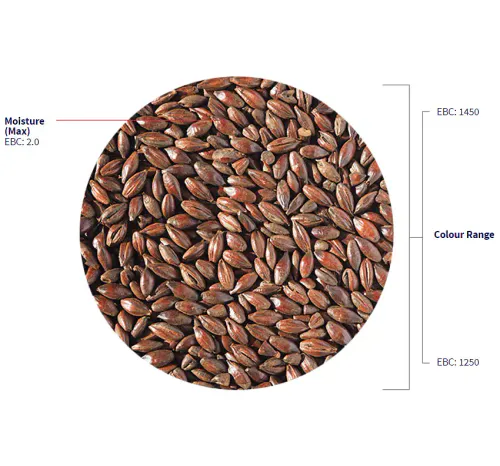 Black malt (1300-1400 EBC) - Crisp Malting